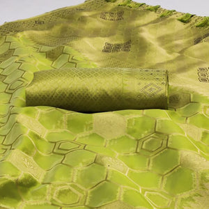 green-woven-art-silk-saree-with-tassels-7