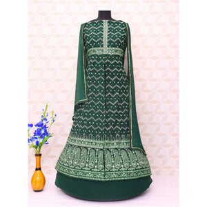 green-floral-embroidered-georgette-front-slit-suit