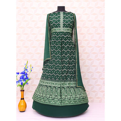 green-floral-embroidered-georgette-front-slit-suit