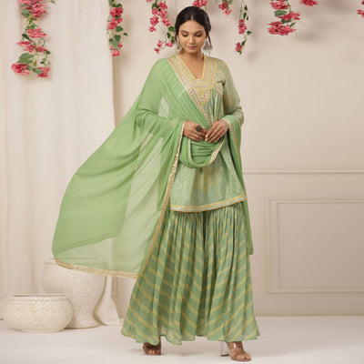 green-printed-with-embroidered-chiffon-sharara-suit