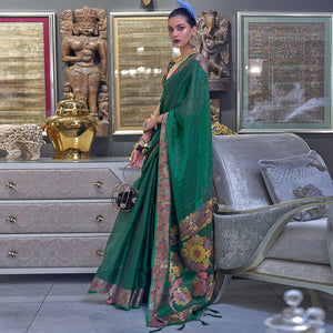 green-woven-with-sequins-work-organza-saree