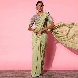 q-green-solid-art-silk-saree