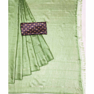 green-striped-pattern-manipuri-silk-saree