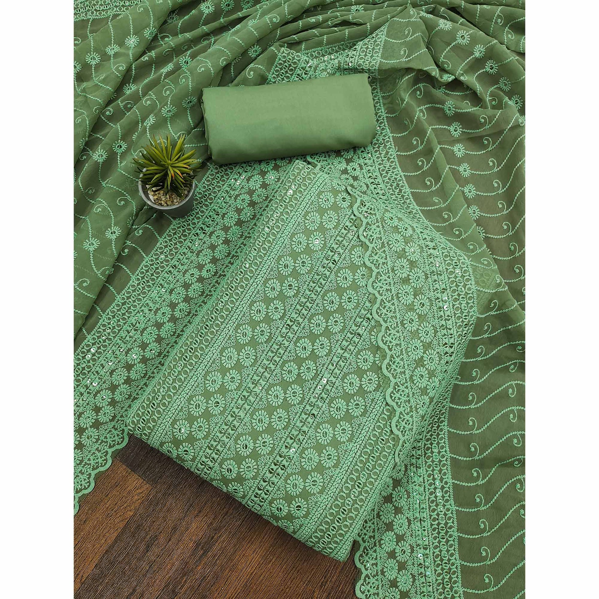 green-embroidered-georgette-lucknowi-suit