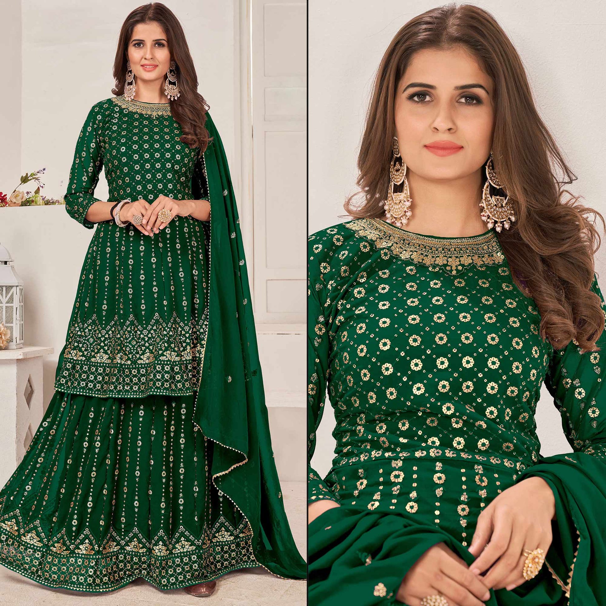 green-sequins-embroidered-georgette-sharara-suit-2