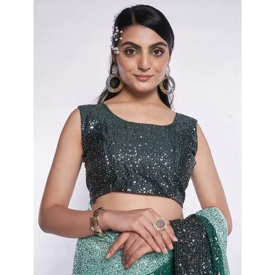 green-sequins-embroidered-georgette-saree-2