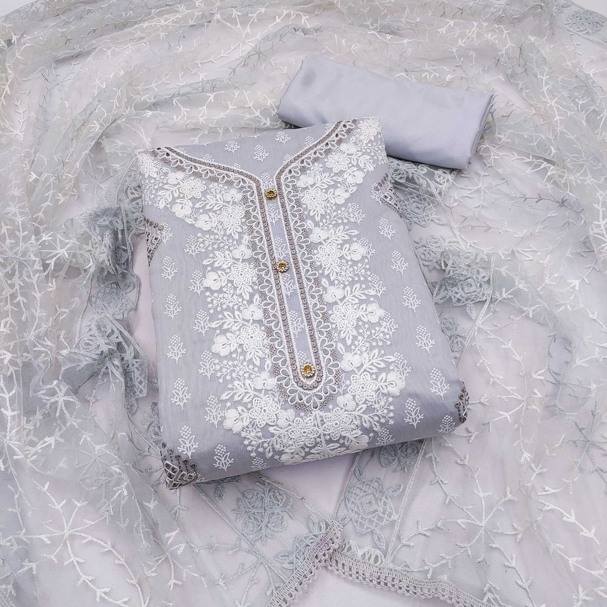 grey-floral-embroidered-chanderi-dress-material-2