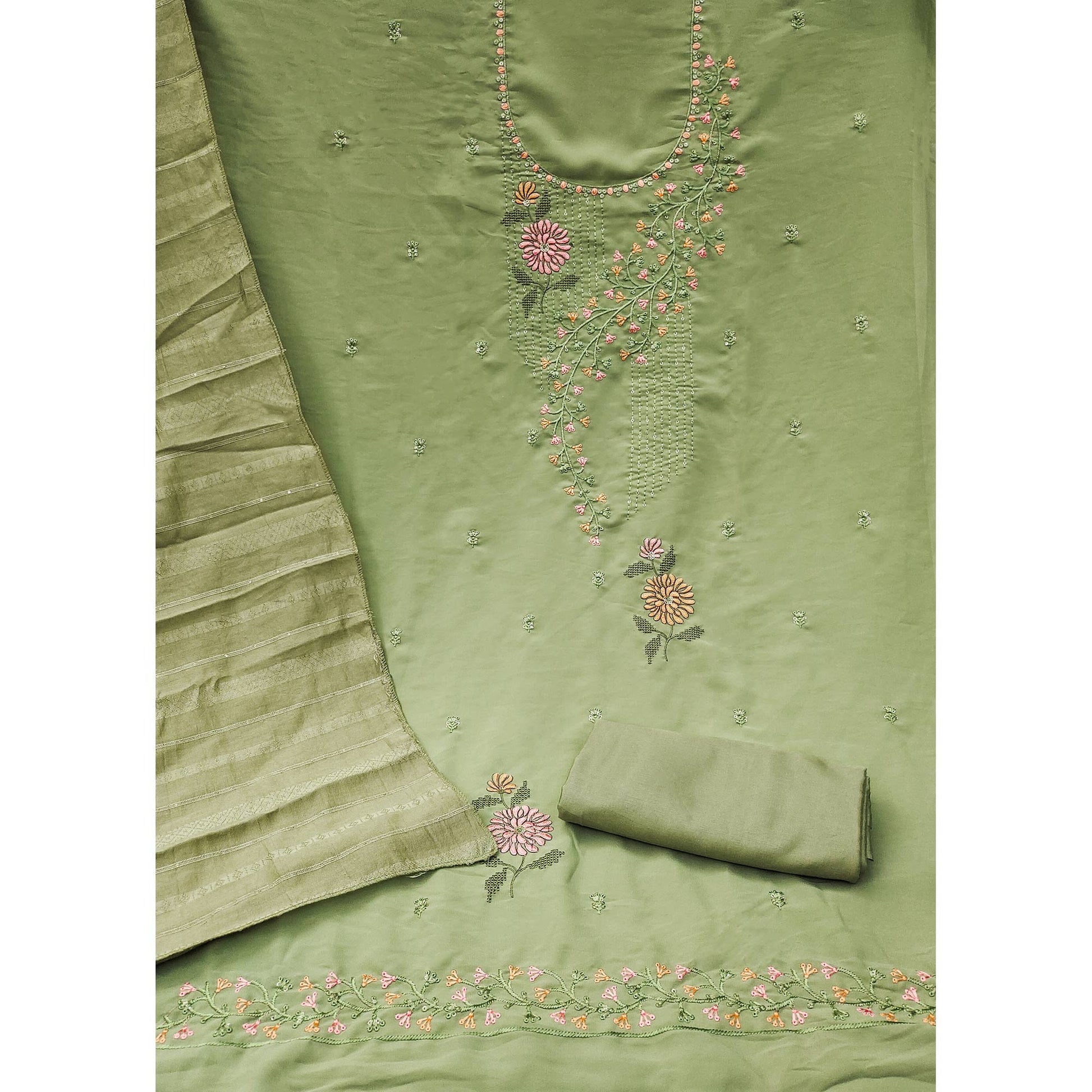 green-floral-embroidered-georgette-dress-material-4