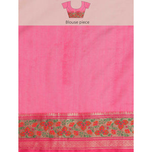 green-woven-cotton-silk-saree-8