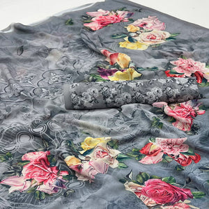grey-digital-floral-printed-georgette-saree