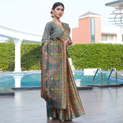 d-grey-floral-digital-printed-cotton-silk-saree