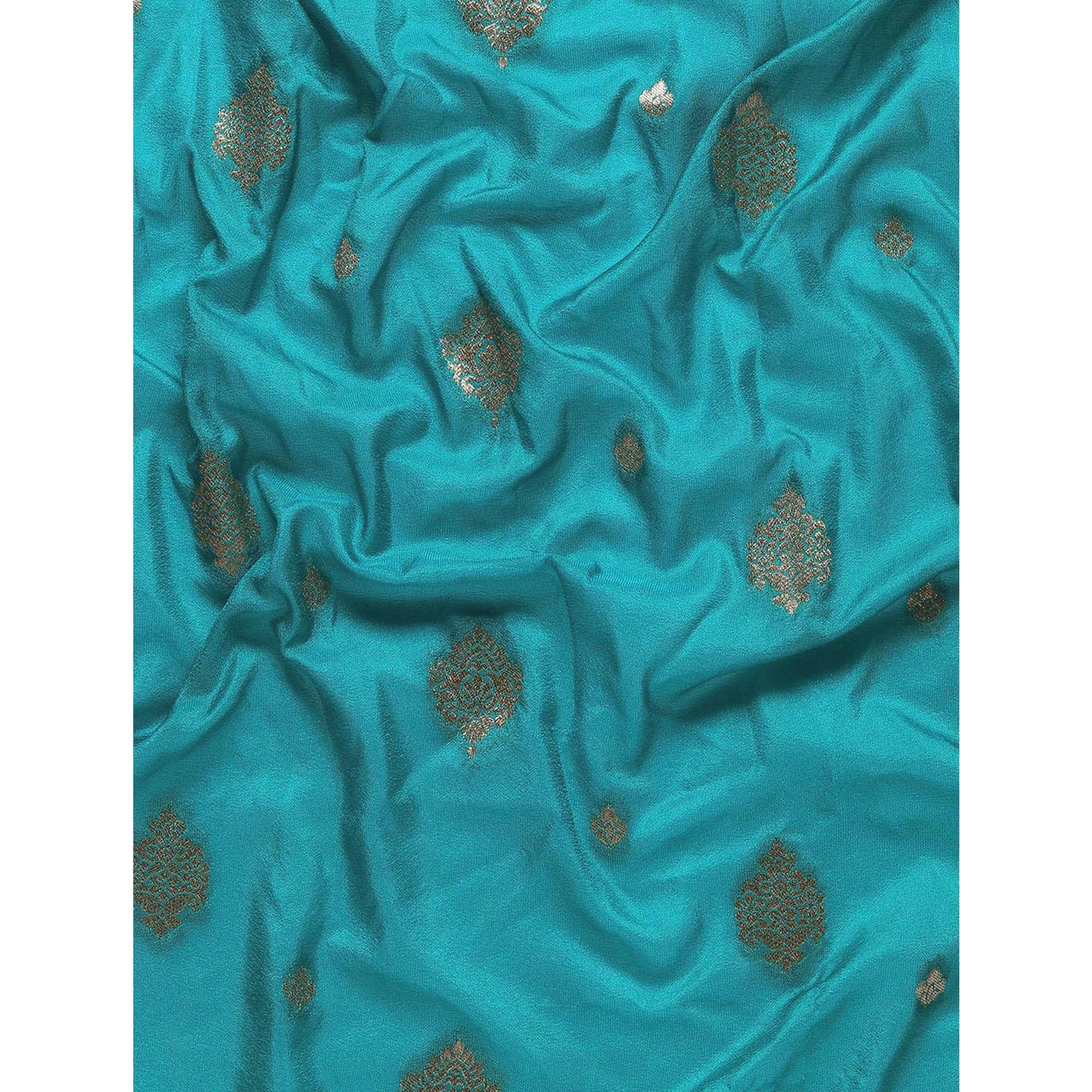 Blue Woven Kanjivaram Silk Saree