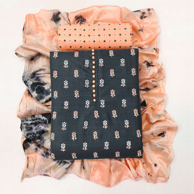 grey-floral-printed-poly-cotton-dress-material
