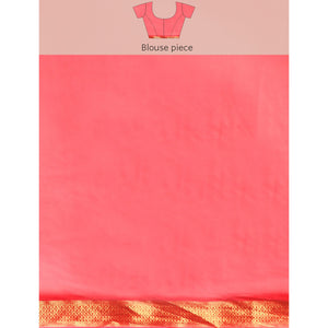 Maroon Floral Embroidered Organza Saree