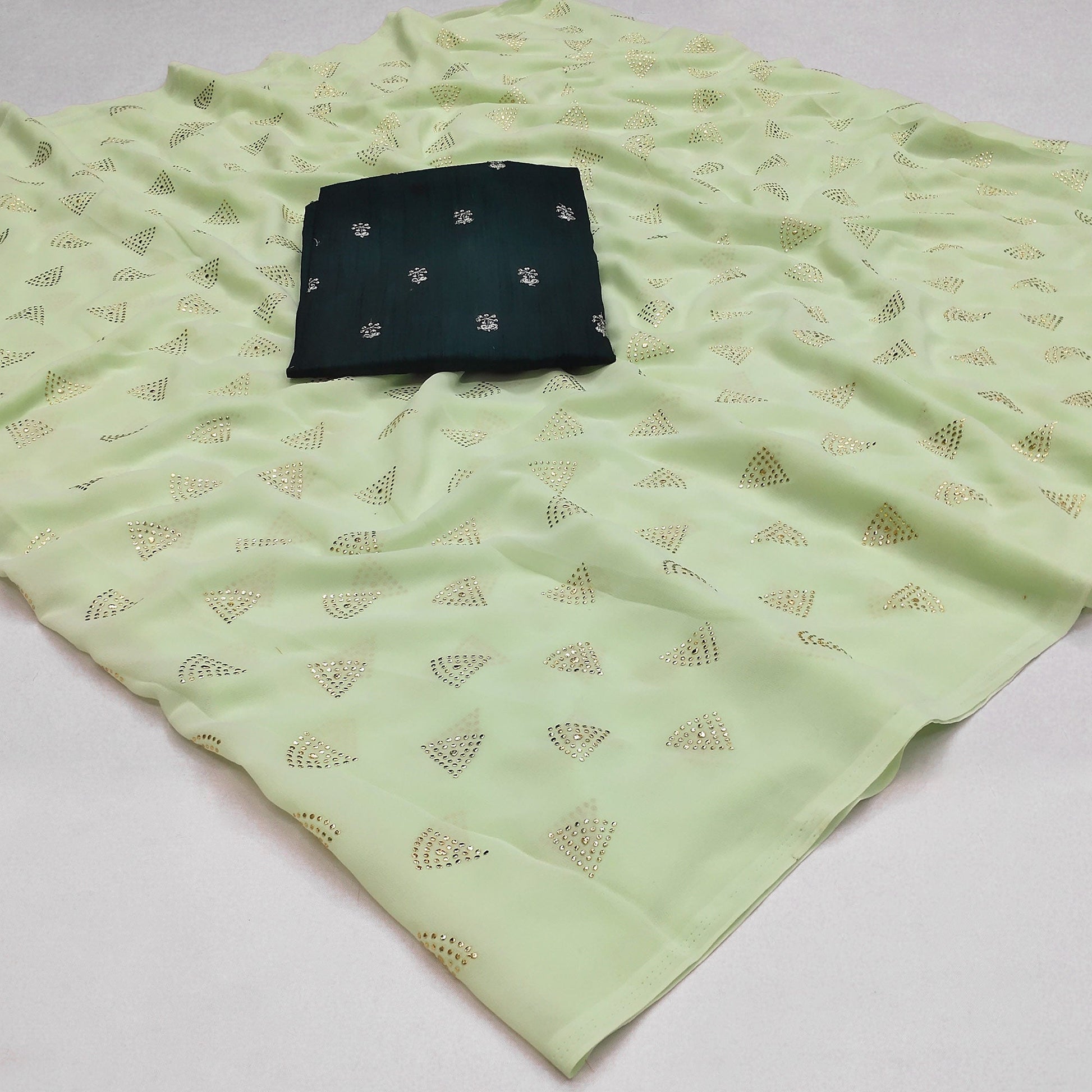 green-embellished-work-georgette-saree