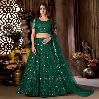green-sequins-embroidered-netted-lehenga-choli
