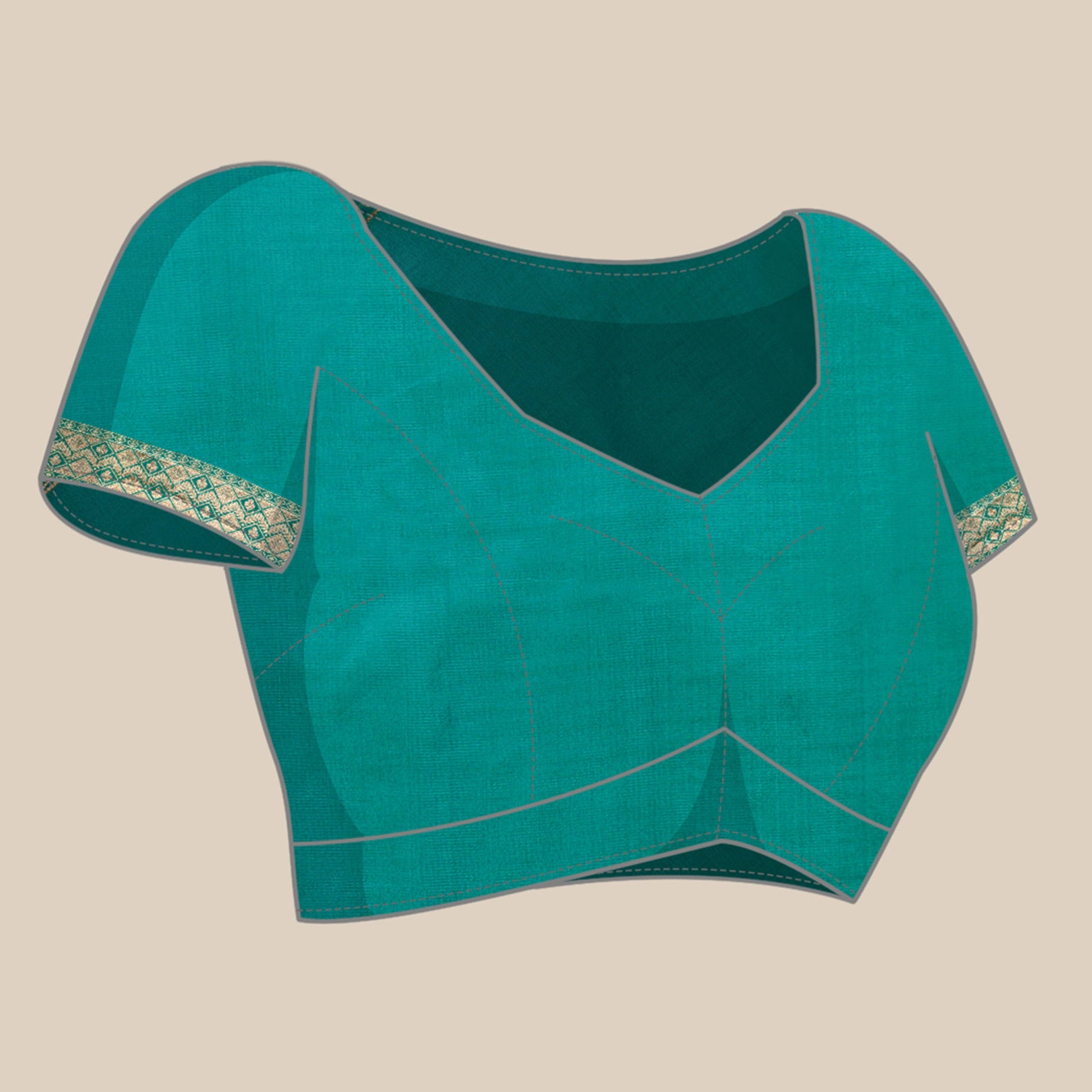 Morpich Floral Woven Organza Silk Saree With Tassels