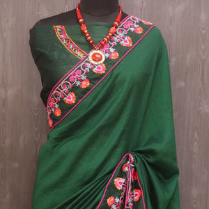 green-floral-embroidered-vichitra-silk-saree-2