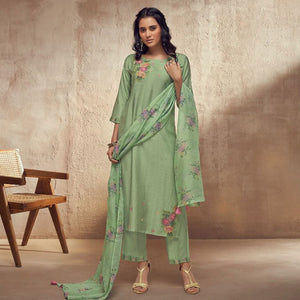green-floral-emmbroidered-viscose-suit