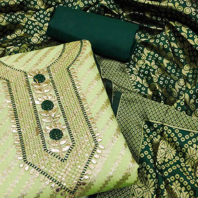 green-woven-with-embroidered-chanderi-dress-material-1