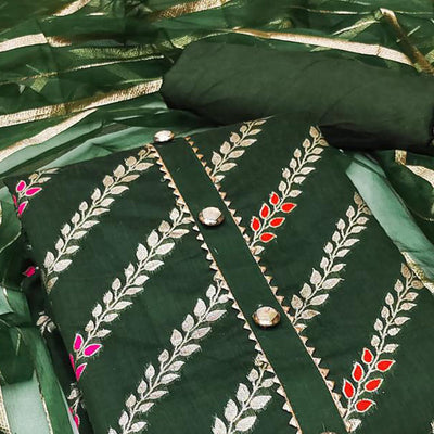 green-woven-banarasi-silk-dress-material-2