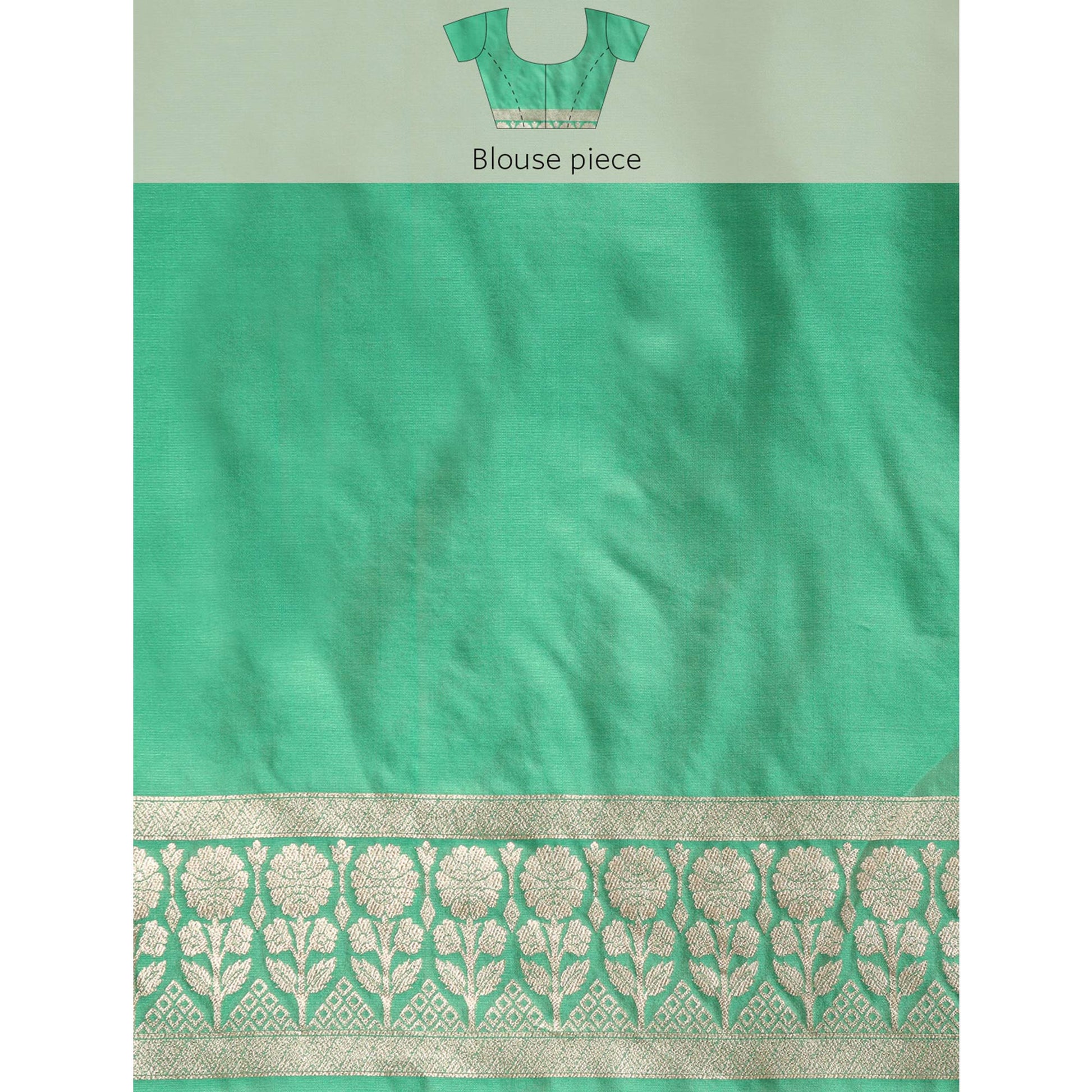 green-floral-woven-organza-silk-saree-with-tassels