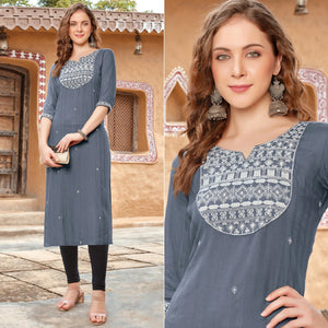 grey-floral-embroidered-rayon-kurti-1