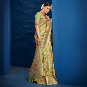 green-woven-art-silk-saree-with-tassels-10