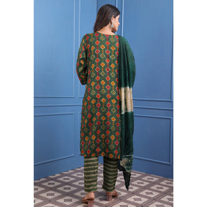 green-floral-foil-printed-rayon-suit