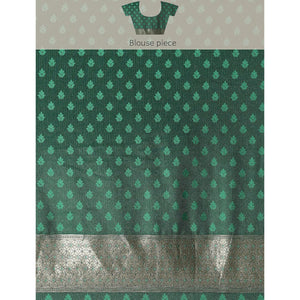 green-woven-kanjivaram-silk-saree-withtassels