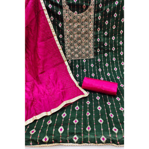 green-woven-with-embroidered-modal-dress-material