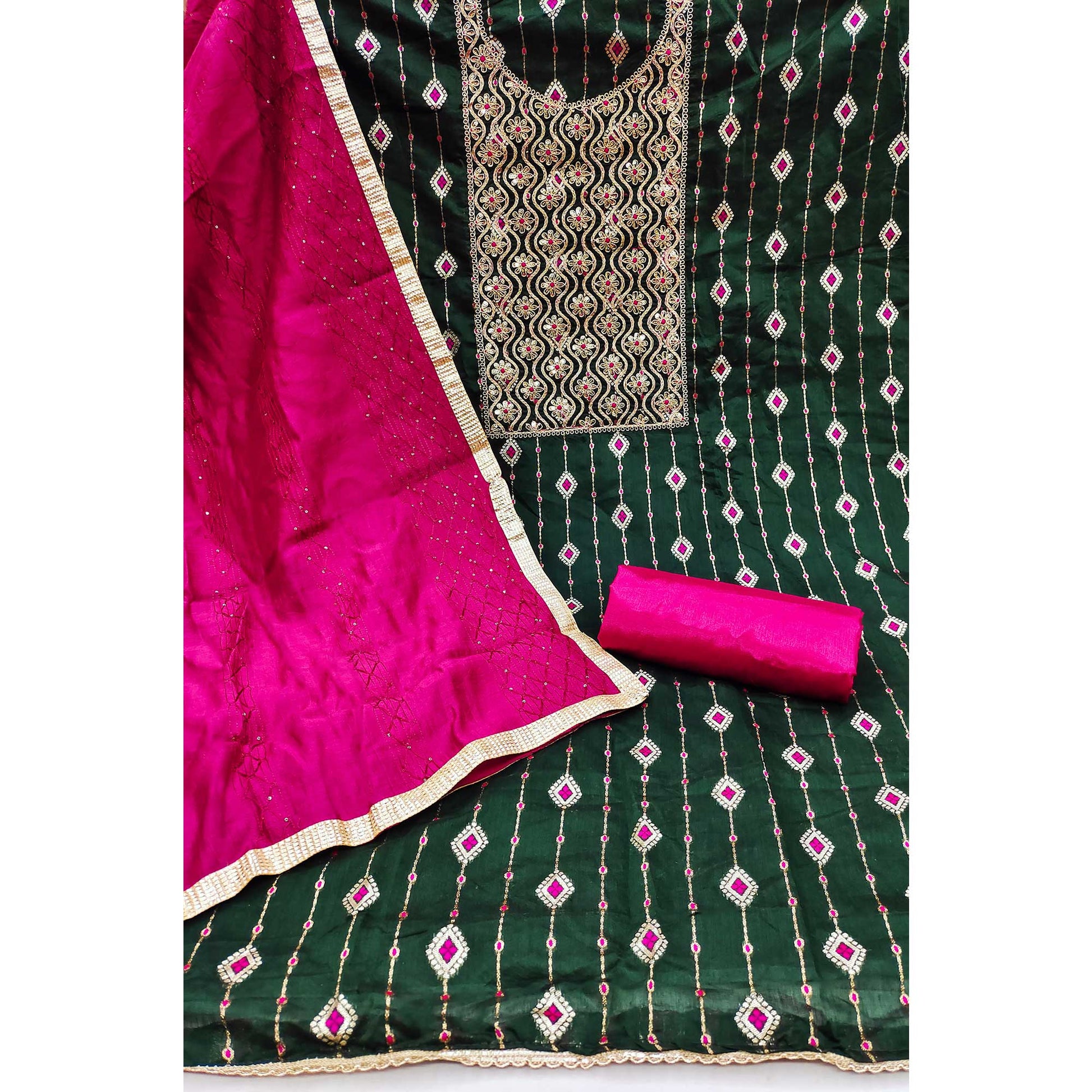 green-woven-with-embroidered-modal-dress-material