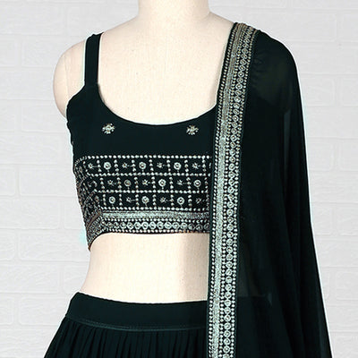 green-embroidered-georgette-lehenga-choli