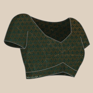 green-foil-printed-with-swarovski-vichitra-silk-saree-1