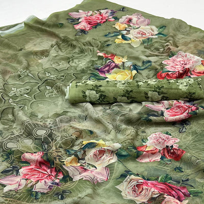 green-digital-floral-printed-georgette-saree