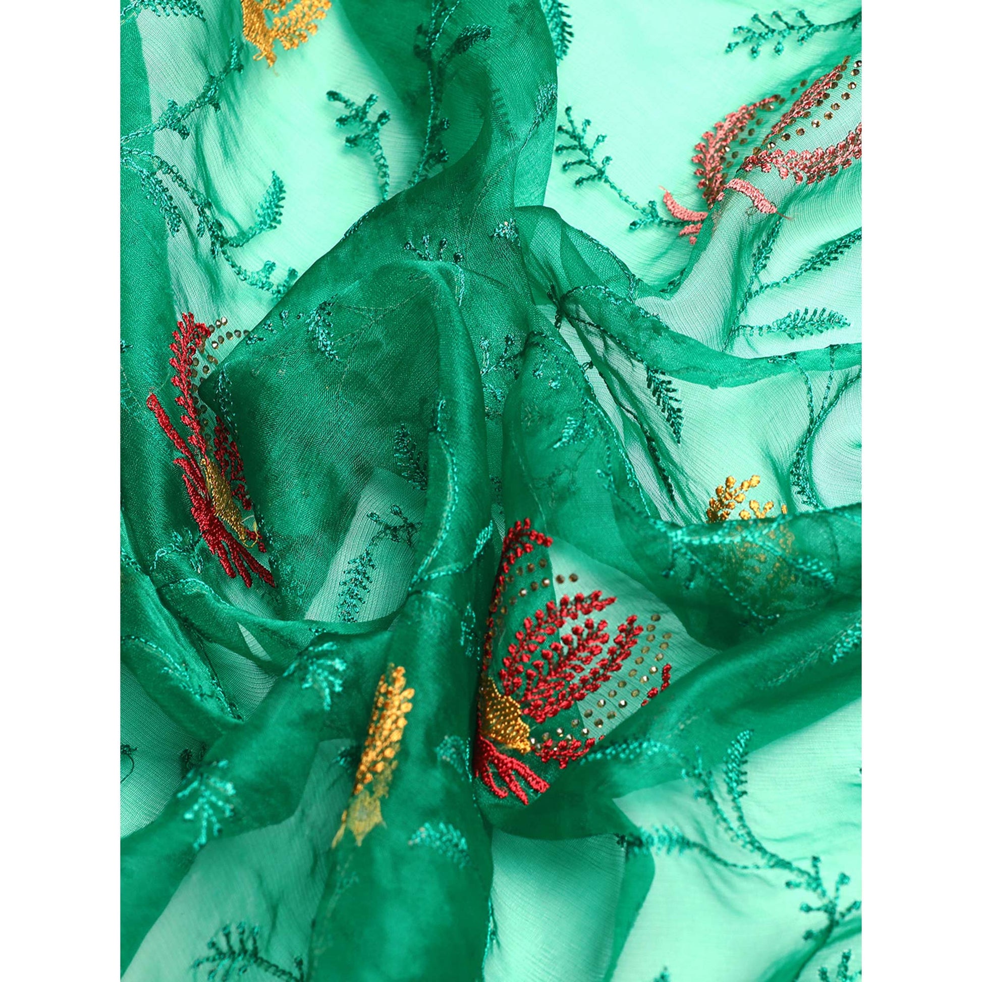 green-floral-embroidered-organza-saree-3