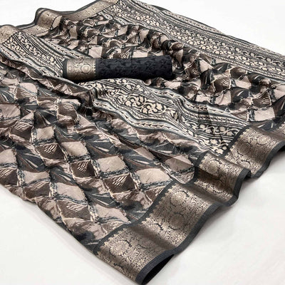 24grey-floral-printed-with-woven-dola-silk-saree