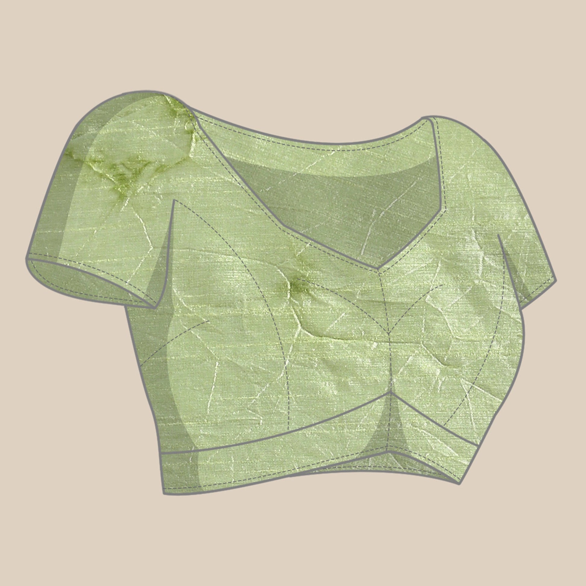 green-foil-printed-with-swarovski-shimmer-chiffon-saree