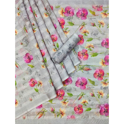 grey-floral-digital-printed-cotton-silk-saree