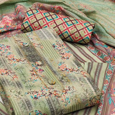 green-floral-printed-poly-cotton-dress-material-2