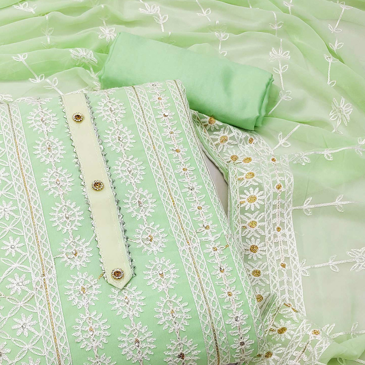 f-green-lucknowi-embroidered-georgette-dress-material