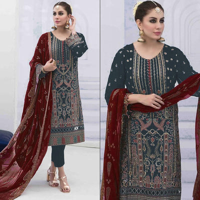 grey-embroidered-georgette-semi-stitched-pakistani-suit-1