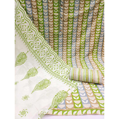 green-printed-poly-cotton-dress-material