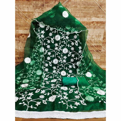 green-floral-embroidered-organza-dress-material-4