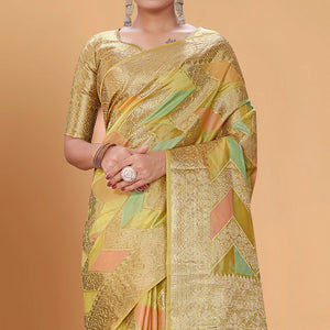 green-woven-organza-saree-with-tassels-14