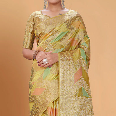 green-woven-organza-saree-with-tassels-14