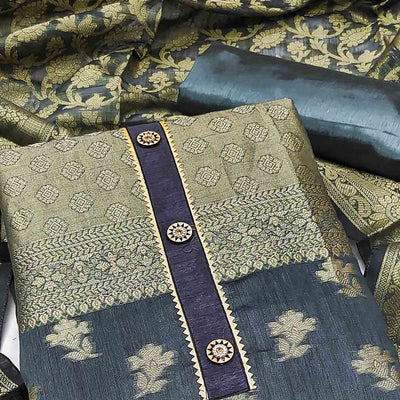 9-grey-floral-woven-banarasi-silk-dress-material