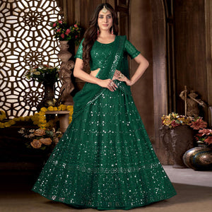 green-sequins-embroidered-net-lehenga-choli