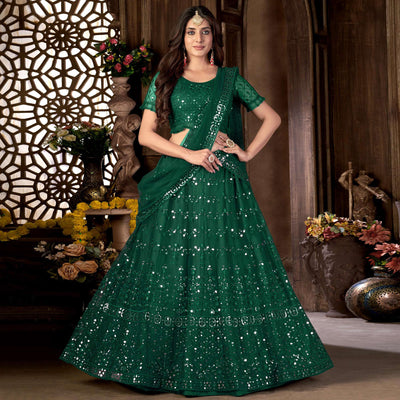 green-sequins-embroidered-net-lehenga-choli