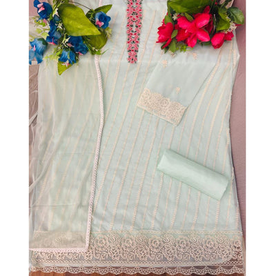 green-floral-embroidered-georgette-semi-stitched-suit-5